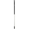 Vikan Black Aluminium Broom Handle 1.51 m Ergonomic Diameter 31mm for Use with Vikran Brooms 29379