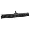 Vikan Broom Black for Dry Areas and Wet Areas Width 610mm Bristle Length 60mm Medium Hardness 31949