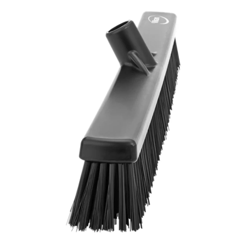 Vikan Broom Black for Dry Areas and Wet Areas Width 610mm Bristle Length 60mm Medium Hardness 31949