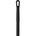 Vikan Black Aluminium Broom Handle 1.51 m Ergonomic Diameter 31mm for Use with Vikran Brooms 29379