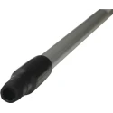 Vikan Black Aluminium Broom Handle 1.51 m Ergonomic Diameter 31mm for Use with Vikran Brooms 29379