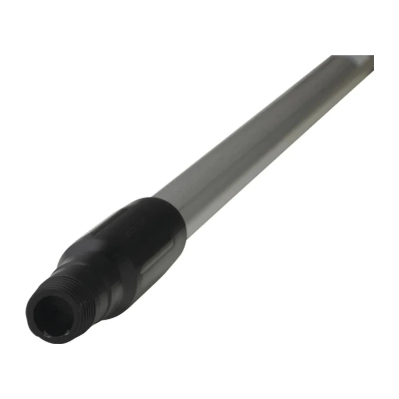 Vikan Black Aluminium Broom Handle 1.51 m Ergonomic Diameter 31mm for Use with Vikran Brooms 29379