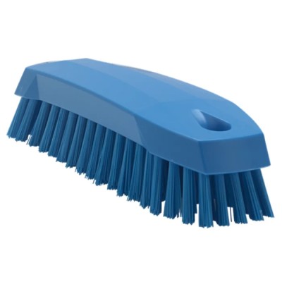 Vikan Blue Scrubbing Brush, 20 mm Bristle Length, Polyester Bristle Material 35873