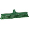 Vikan Broom Green Push Broom for Wet and Dry Areas 410mm Width, 52mm Bristle Length Model 31742