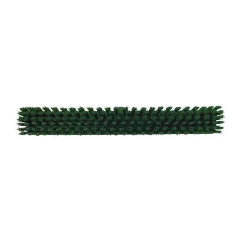 Vikan Broom Green Push Broom for Wet and Dry Areas 410mm Width, 52mm Bristle Length Model 31742