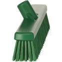 Vikan Broom Green Push Broom for Wet and Dry Areas 410mm Width, 52mm Bristle Length Model 31742
