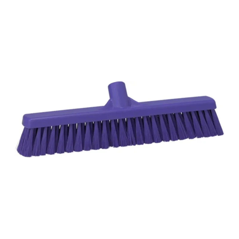 Vikan Purple Push Broom for Wet and Dry Areas 410mm Width Bristle Length 52mm Model 31748