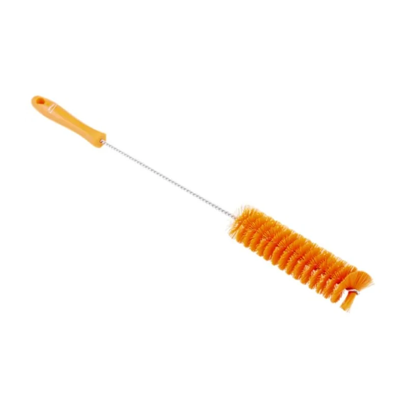 Vikan Orange Bottle Brush 17 mm Bristle Length, 40 mm Brush Diameter, 510 mm Overall Length 53787