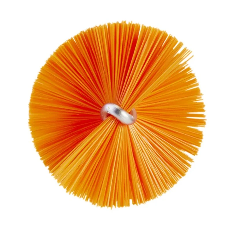 Vikan Orange Bottle Brush 17 mm Bristle Length, 40 mm Brush Diameter, 510 mm Overall Length 53787