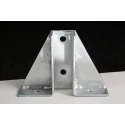 RS PRO Hot Dipped Galvanised Base Plate 215 mm Length 40 mm Width 152 mm Height 176-6926