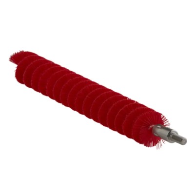 Vikan Red Bottle Brush 200mm Length x 20mm Diameter Polypropylene Handle Polyester Bristle 53654