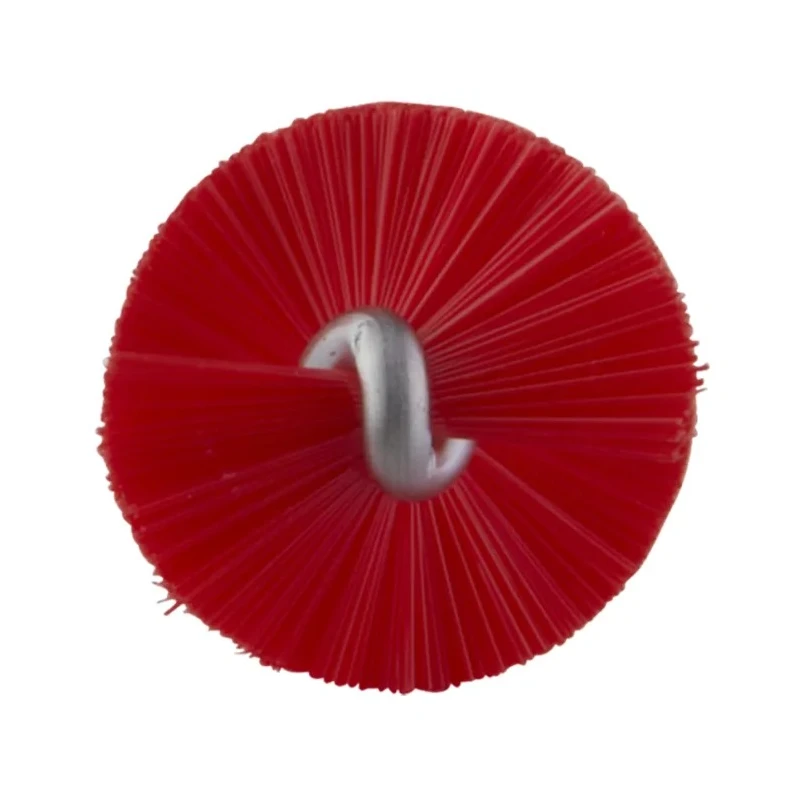 Vikan Red Bottle Brush 200mm Length x 20mm Diameter Polypropylene Handle Polyester Bristle 53654