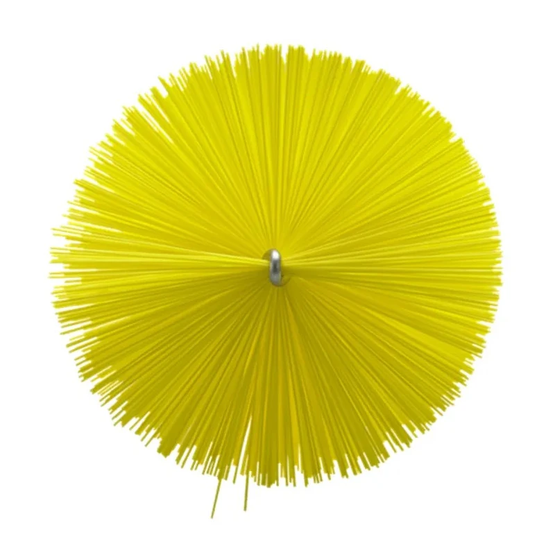 Vikan Yellow Bottle Brush, 100 mm Bristle Length, 200 mm Overall Length, 90 mm Brush Diameter 53916