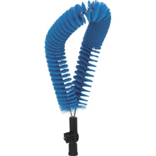 Vikan Blue Scrubbing Brush, Polyester Bristle Material, 25 mm Bristle Length, 510 mm Length, 190 mm Width, 12 mm Height 53743