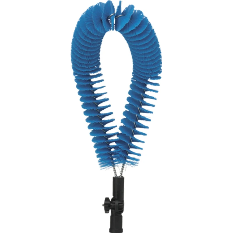 Vikan Blue Scrubbing Brush, Polyester Bristle Material, 25 mm Bristle Length, 510 mm Length, 190 mm Width, 12 mm Height 53743