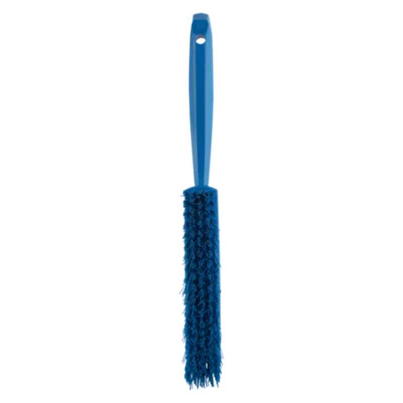 Vikan Blue Scrubbing Brush with 50 mm Polyester Bristle Length, 330 mm Overall Length, 35 mm Width, 110 mm Height 45893