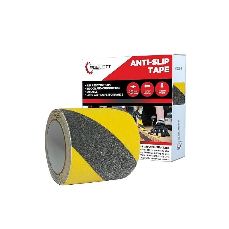 Buy Robustt Anti Skid Tape 5m x 100mm Pack of 10 Get Best Deal
