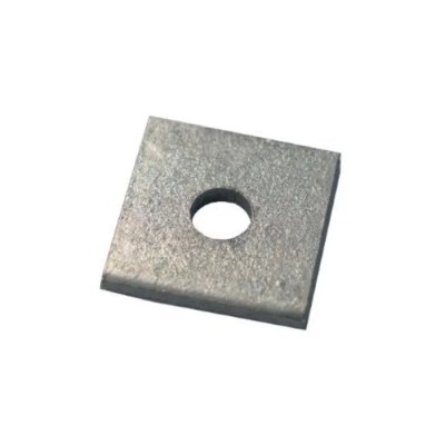 RS PRO Square Bracket Hot Dip Galvanised Metal Flat Plate Fitting Bracket for Channel Support Systems 176-6950