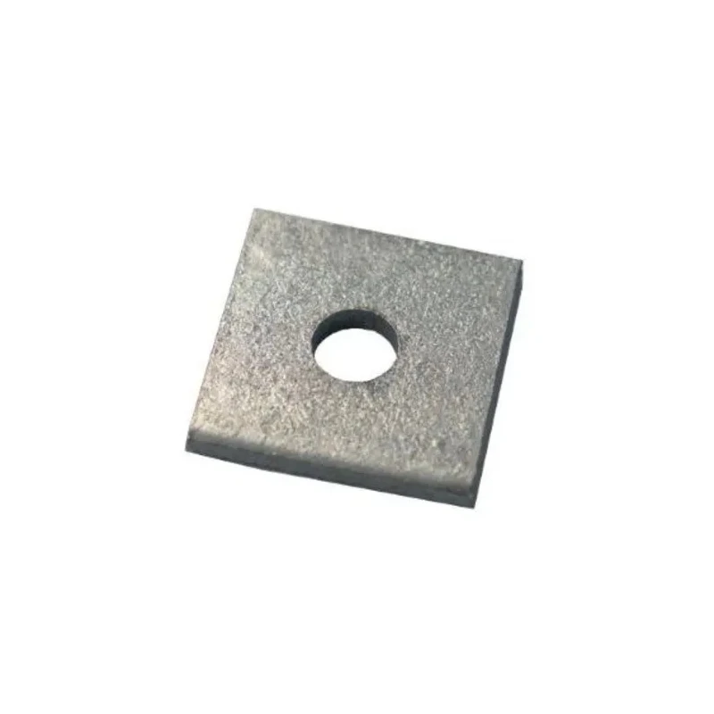 RS PRO Square Bracket Hot Dip Galvanised Metal Flat Plate Fitting Bracket for Channel Support Systems 176-6950