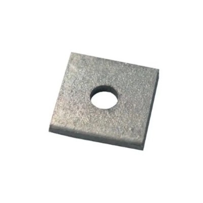 RS PRO Square Bracket Hot Dip Galvanised Flat Plate Fitting for Channel Support Systems 176-6959