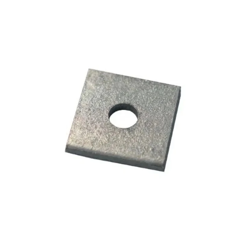 RS PRO Square Bracket Hot Dip Galvanised Flat Plate Fitting for Channel Support Systems 176-6959