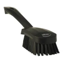 Vikan Hard Bristle Black Scrubbing Brush with 36 mm Bristle Length, Polyester Bristle Material 41929