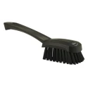 Vikan Hard Bristle Black Scrubbing Brush with 36 mm Bristle Length, Polyester Bristle Material 41929