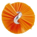 Vikan Orange Bottle Brush Polyester Bristles, 9 mm Bristle Length, 500 mm Overall Length, 20 mm Diameter 53767