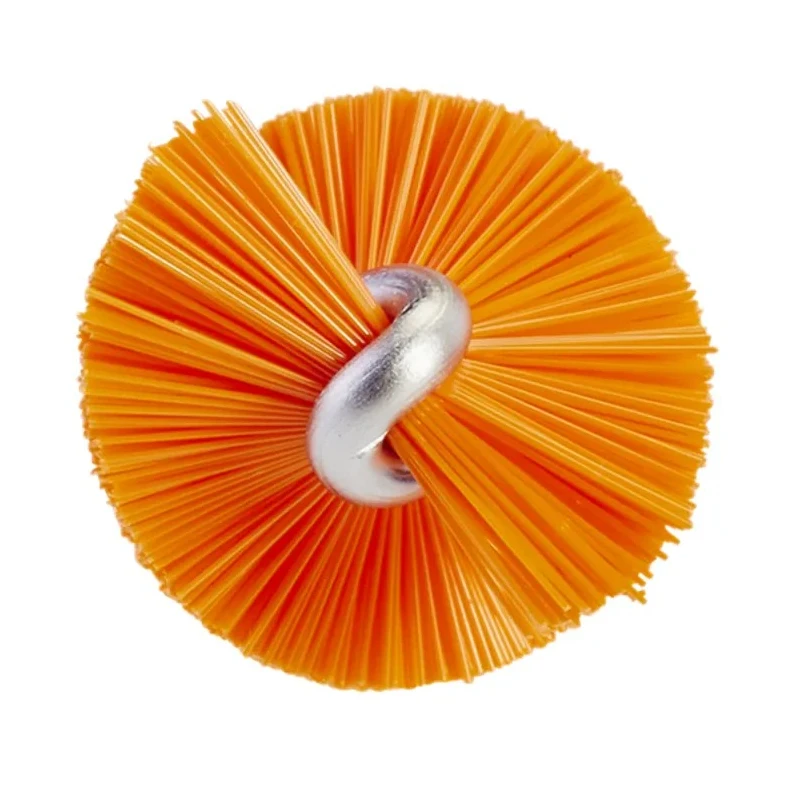 Vikan Orange Bottle Brush Polyester Bristles, 9 mm Bristle Length, 500 mm Overall Length, 20 mm Diameter 53767