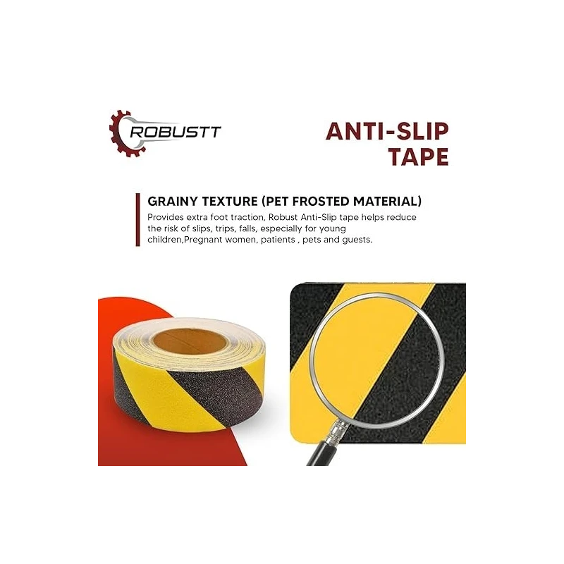 Buy Robustt Anti Skid Tape 5m x 100mm Pack of 10 Get Best Deal