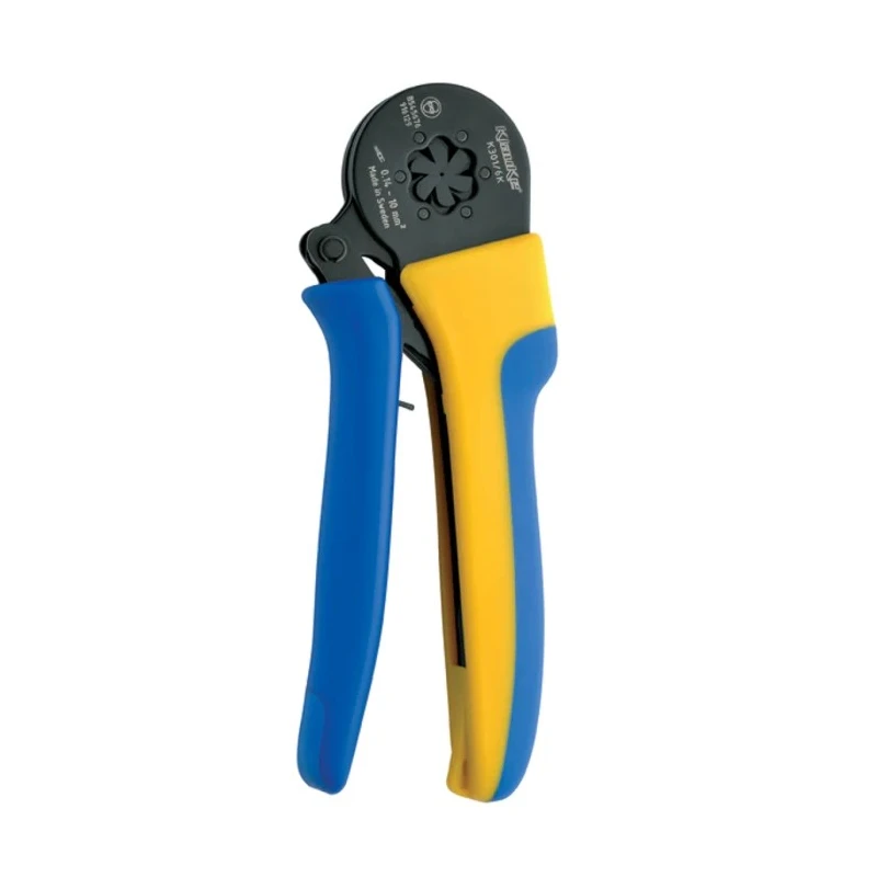 Klauke Hand Crimp Tool 175 mm, Hand Operation Type, Cable End-Sleeves 0.14 - 10 mm² K3016K