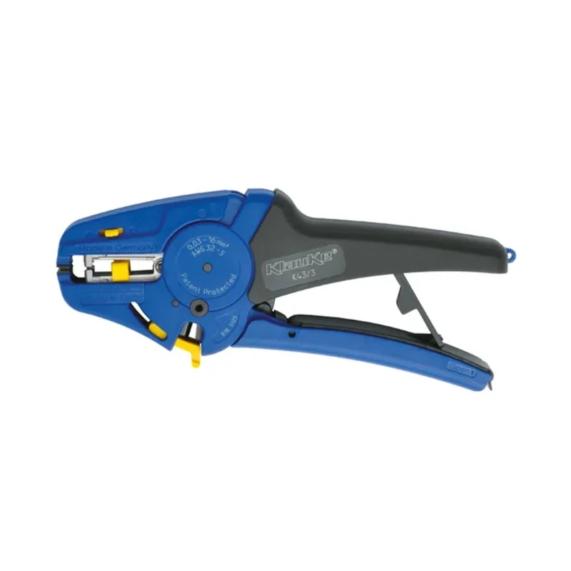 Klauke Stranded Conductor Ergonomic Grip Wire Stripper 0.03 To 16 mm² K433