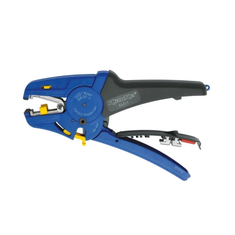 Klauke Stranded Conductor Ergonomic Grip Wire Stripper 0.03 To 16 mm² K433