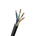 Belden Industrial Grade Unscreened Cat5e Ethernet Cable 305 m, Solid Copper Conductors, Black PVC Jacket 7918A