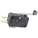 Omron Micro Switch with Hinge Roller Lever, Quick Connect Terminal, 15A, 250V AC, SPCO Contact, IP40 V-15G6-1C25-K