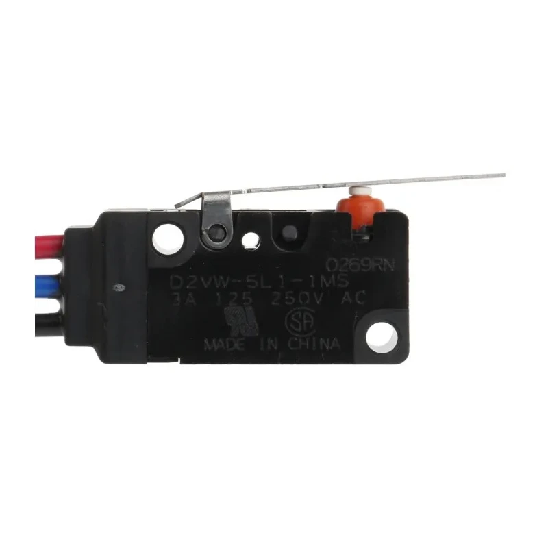 Omron Micro Switch Hinge Lever Wire Terminal 3A 250 V AC SPCO IP67 D2VW-5L1-1MS