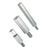 Wurth Elektronik M3 Steel Spacer Stud, 12 mm Body Length, 6 mm Stud Length, Hex Shape, Zinc Plated Finish 971120321