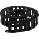 Igus Black Cable Trunking E-Chain 62mm Width x 25mm Depth x 1m Length, 48mm Minimum Bend Radius, Igumid NB Material W62mm