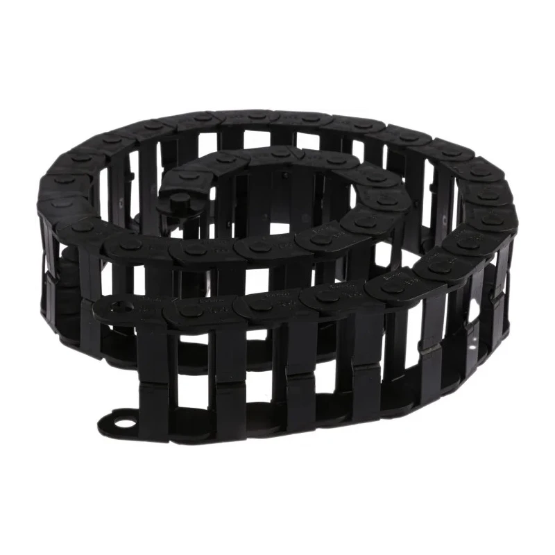 Igus Black Cable Trunking E-Chain 62mm Width x 25mm Depth x 1m Length, 48mm Minimum Bend Radius, Igumid NB Material W62mm