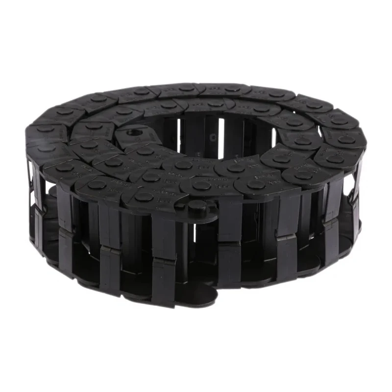 Igus Black Cable Trunking E-Chain 62mm Width x 25mm Depth x 1m Length, 48mm Minimum Bend Radius, Igumid NB Material W62mm