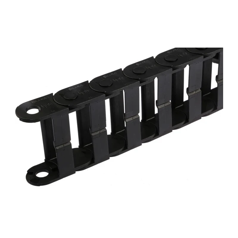 Igus Black Cable Trunking E-Chain 62mm Width x 25mm Depth x 1m Length, 48mm Minimum Bend Radius, Igumid NB Material W62mm