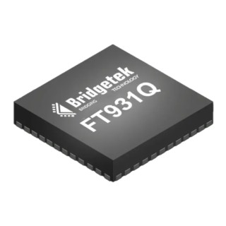 Bridgetek 32 bit FT32B FT93 Microcontroller 100 MHz 128kB FLASH 56-Pin QFN FT931Q-T