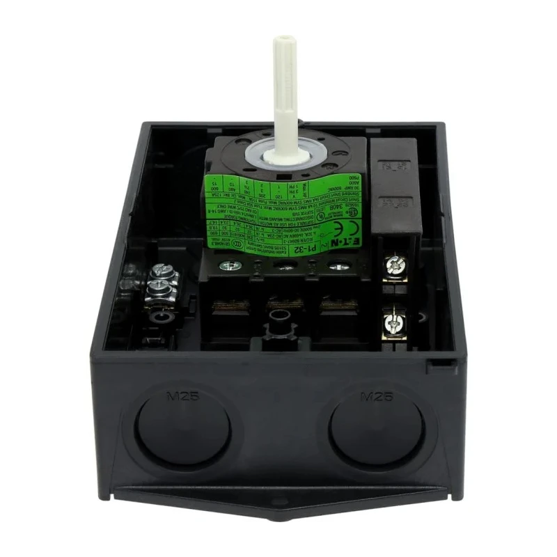 Eaton 3-Pole Surface Mount Isolator Switch 32A 15 kW IP65 P1-32 