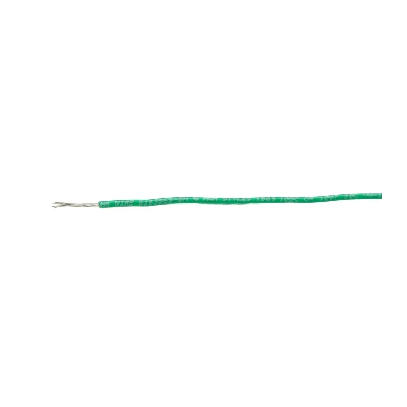 Alpha Wire Hookup Wire PVC Series Green Harsh Environment Wire, 7 x 0.20 mm Tinned Copper Conductors, 30 m 3050 GR005