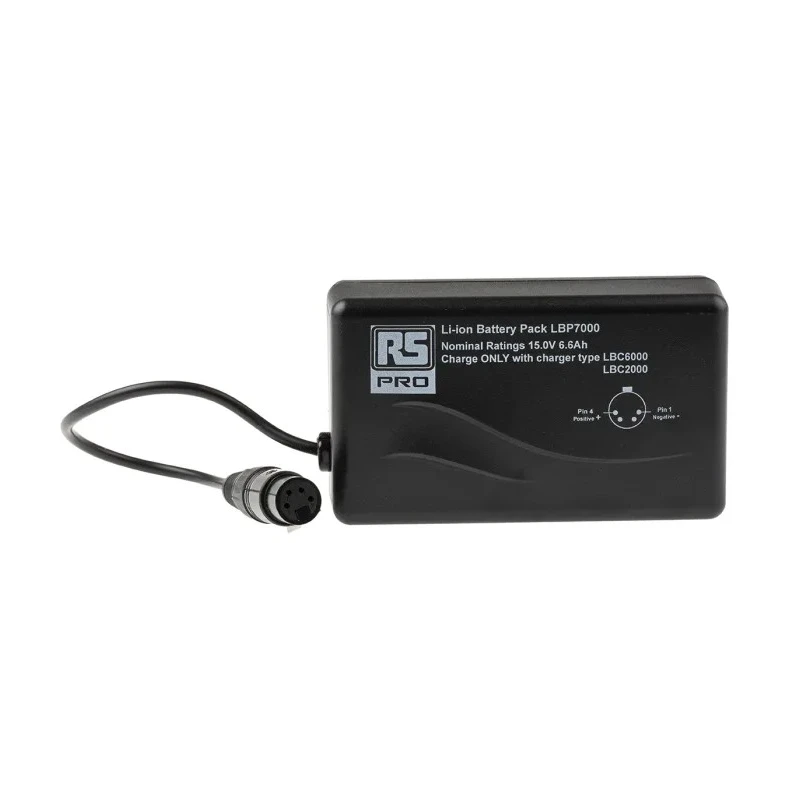 RS PRO 15 V Lithium-ion Rechargeable Battery Pack 6.6 Ah 12 Cells United Kingdom 176-9361