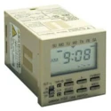 Omron Panel Timer Relay 1-Contact SPST Switch 12 V DC, 100/240 V AC, 15A Contact Current, 24 h to 7 Days Range ON/OFF H5F-B