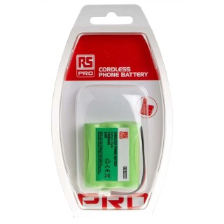 RS PRO Nickel Metal Hydride Rechargeable Battery Pack 3.6 V 1.5 Ah Lead Termination 176-9369