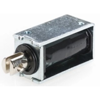 RS PRO DC D-Frame Pull Action Linear Solenoid 2.2 kg Magnetic Force 12V 40 mm Length 14 mm Width 19 mm Depth 177-0115