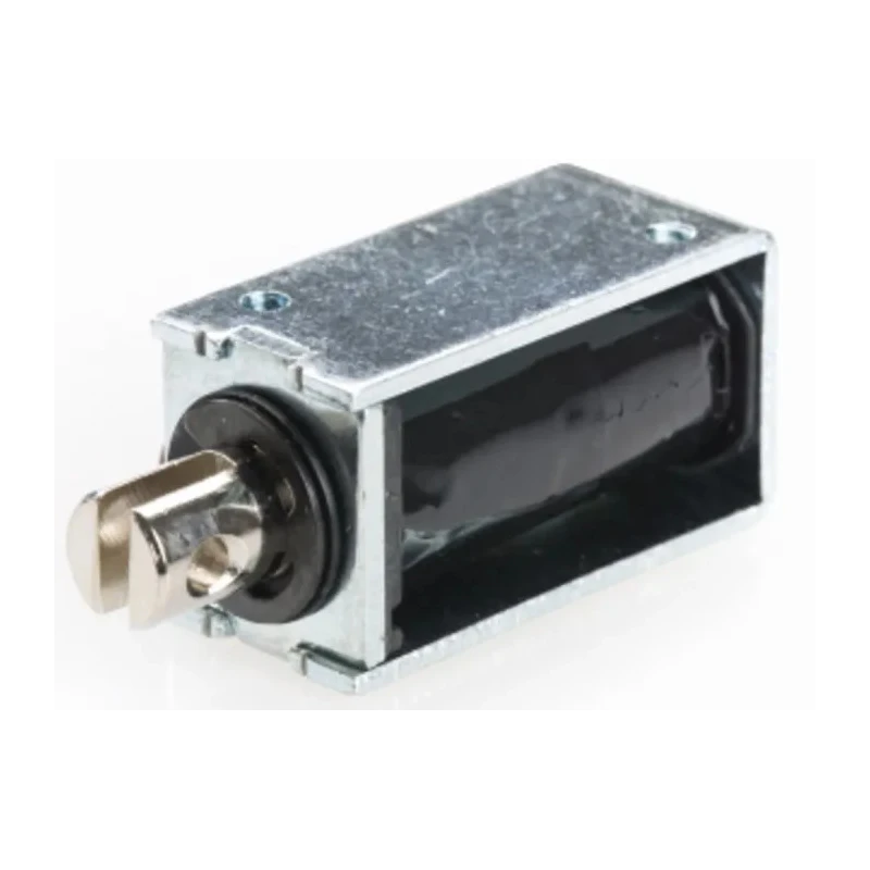 RS PRO DC D-Frame Pull Action Linear Solenoid 2.2 kg Magnetic Force 12V 40 mm Length 14 mm Width 19 mm Depth 177-0115