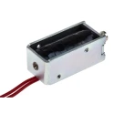 RS PRO DC D-Frame Pull Action Linear Solenoid 2.2 kg Magnetic Force 12V 40 mm Length 14 mm Width 19 mm Depth 177-0115